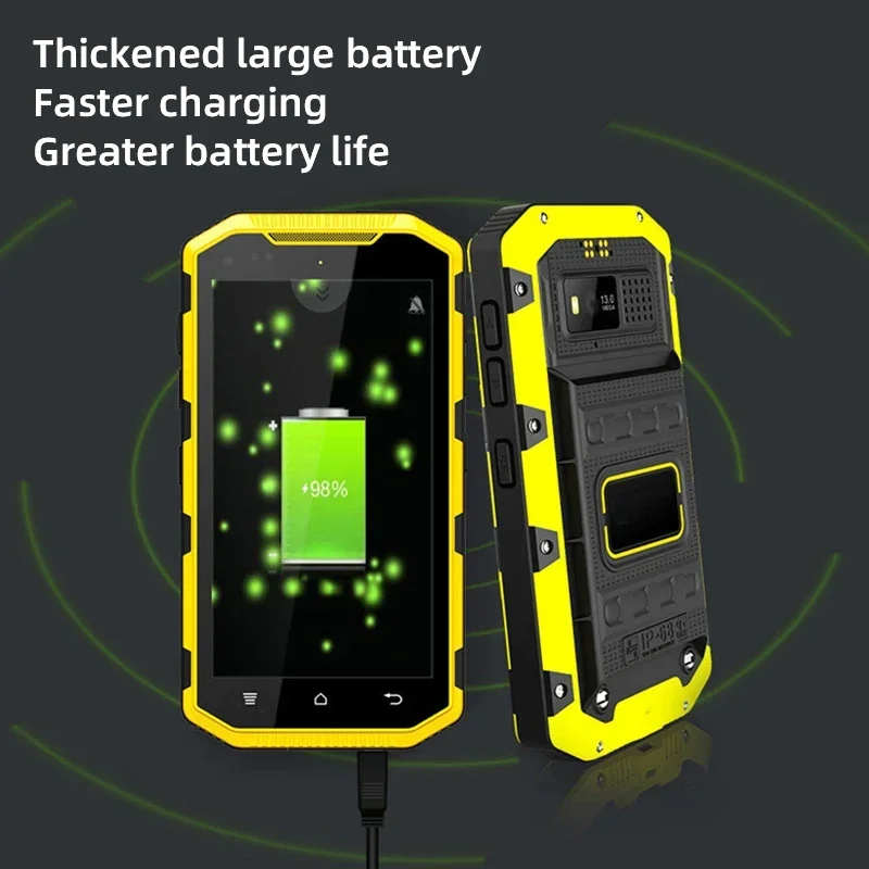 قارئ دورية الحراسة في الوقت الحقيقي مع نظام جولة الحراسة Android 4G Robuste Android MT6757 4G + 64G Talkie Walkie الذكي