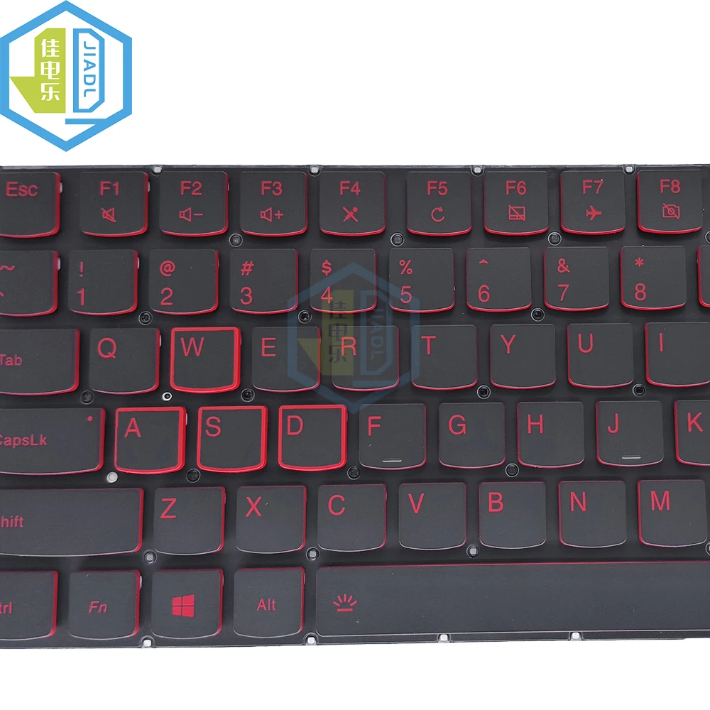 Imagem -03 - Inglês dos Eua Portátil Carta Vermelha Teclado Retroiluminado para Lenovo Legião Y520 Y52015ikb Y520-15ikbm 15ikbn Y720-15ikb Sn20m61485