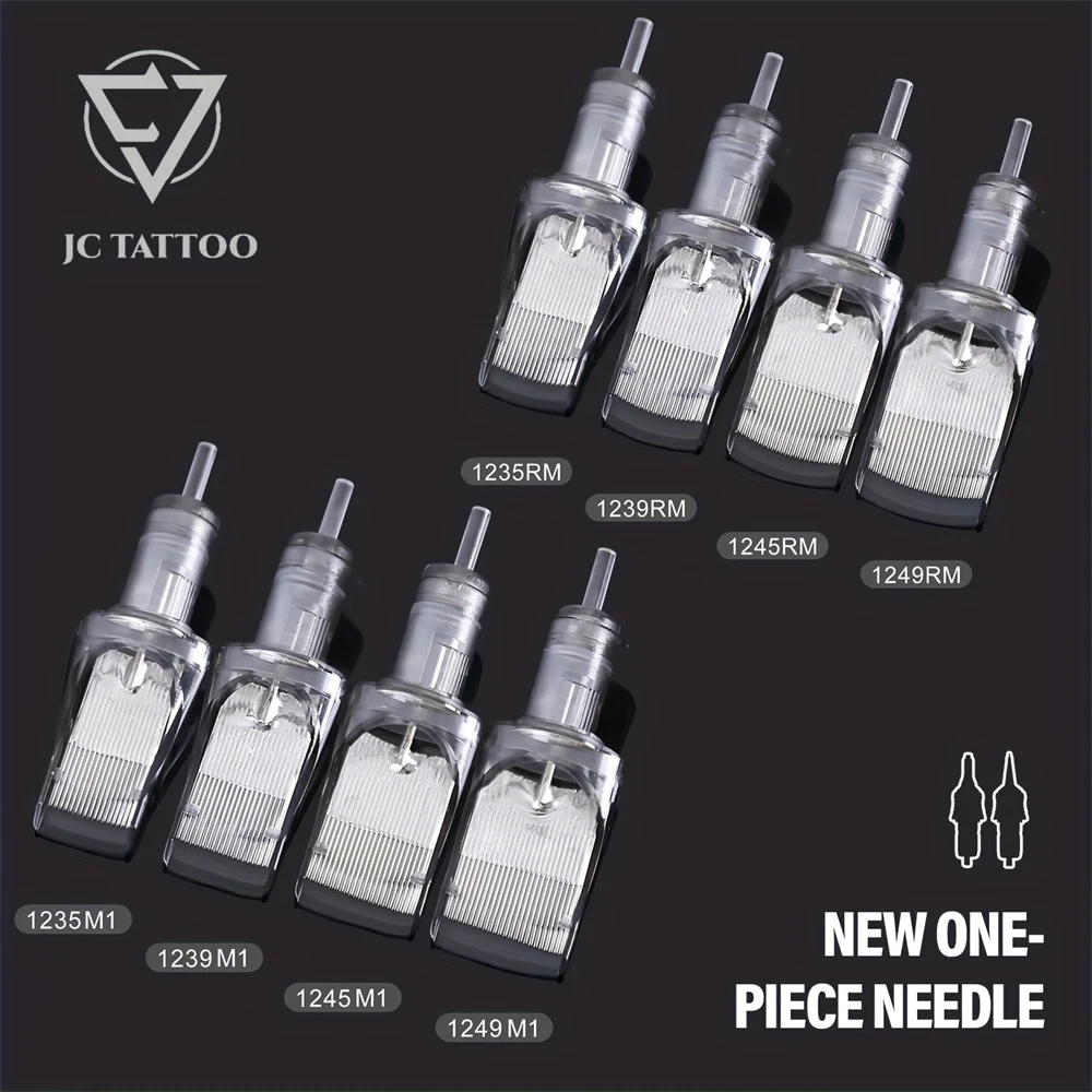 

10Pcs High Quality Large Row Needles Stainless Steel Sterilized Tattoo Needles Cartridge For Big Pattern And Shadow Coloring