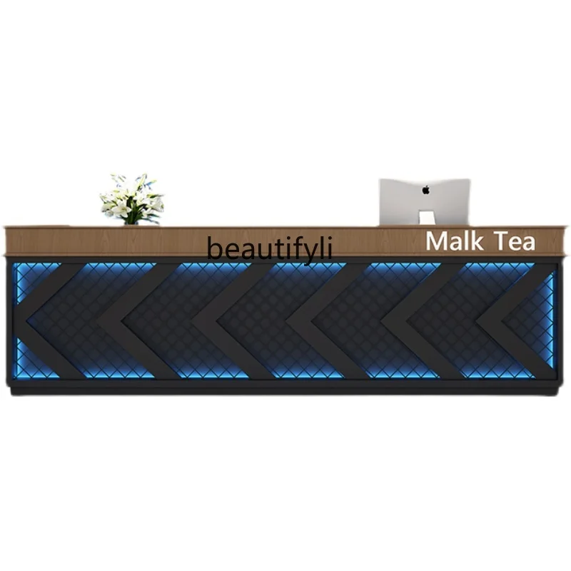 

Retro Industrial Style Bar Bar Iron Restaurant Barbecue Shop Reception Desk Quiet Bar Counter Cashier