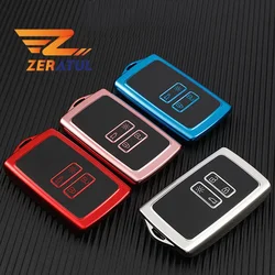 4 Button TPU Car Key Case Cover Accessories for Renault Koleos Kadjar Megane Talisman Captur Espace Clio 2016 2017 2018 2019