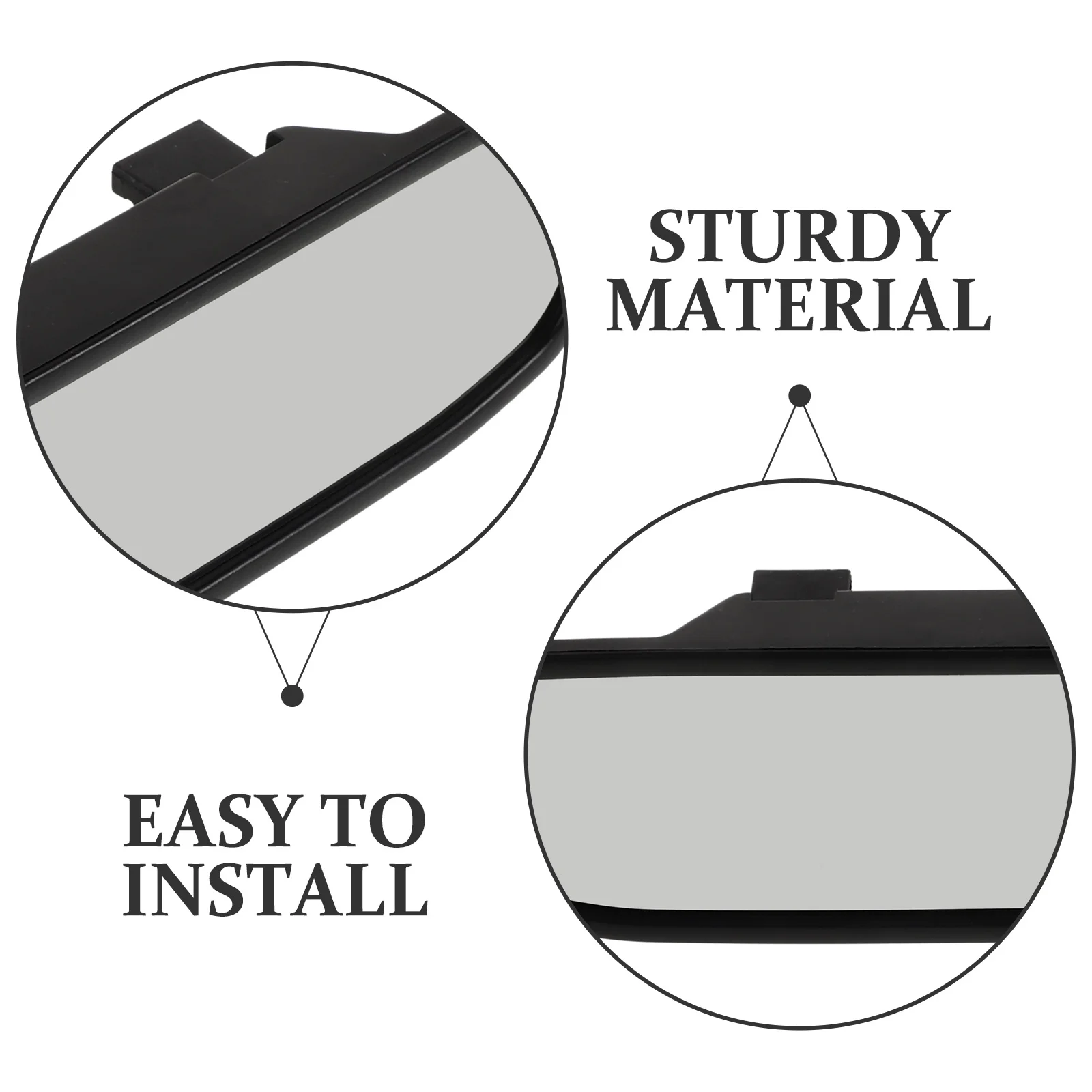 

Car Dashboard Rear View Monitor Screen 12V LCD Backup Camera Display Black Compact High Definition Reverse Image Parking Safety