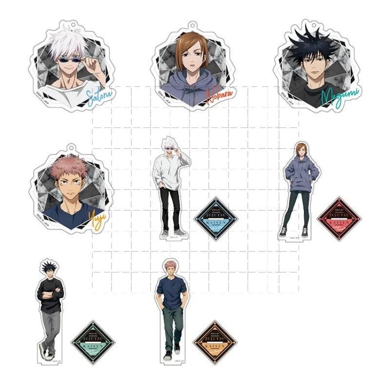 

Игра Gojo Satoru Yuji Itadori акриловая фигурка-подставка кукла аниме Fushiguro Megumi Nobara брелок кулон брелок для подарка