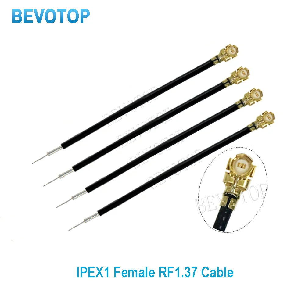 100 Pz/lotto Singolo Estremità U.fl IPX IPEX1 Femmina a Saldare Cavo Open End RF1.37 Treccia per WIFI 3G 4G 5G Antenna Cavo di Prolunga Jum