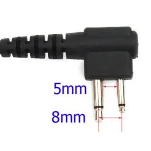 Motorola-Acustic Tube Headset, Motorola Walkie Talkie, CP040, CP140, CP200, DP1400, GP300, XT180, 420, XT460, FT-65R 10 Hauptverkaufs -Headset mit Motorola Draht - №5