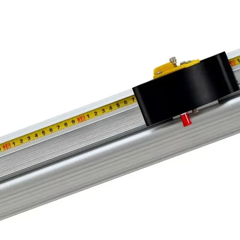 70cm Guarded Sliding Cutter Ruler Track Cutter Trimmer Utility Ruler for Straight Safety Cuts, Boards, Banners