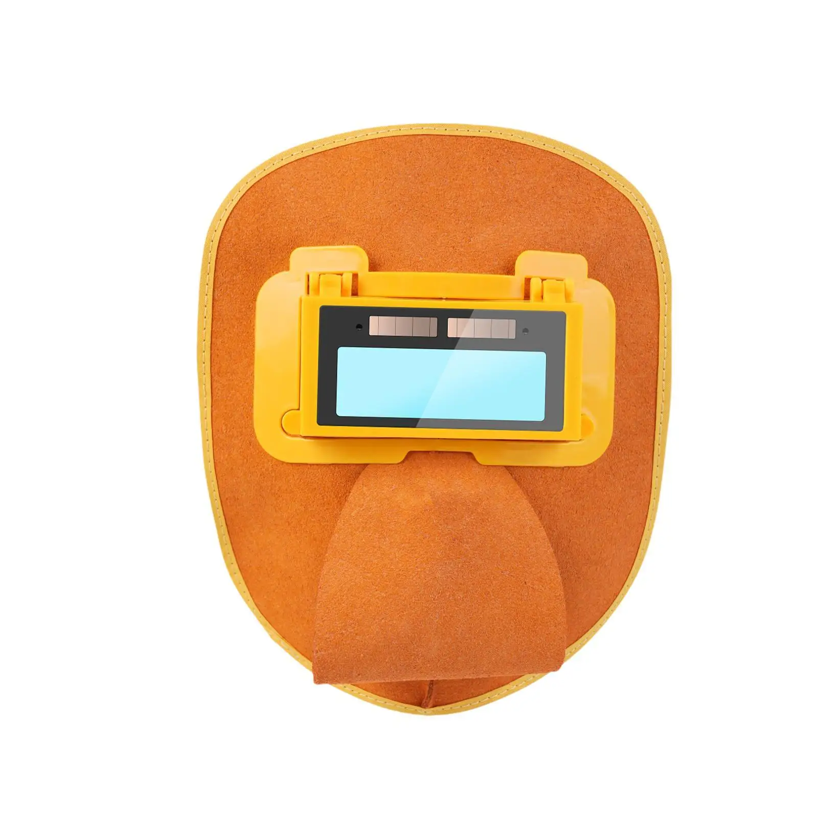 Welding Face Cover PU Leather Auto Darkening Welder Helmet Adjustable Shield Protector for Electric Welding Grinding Cutting