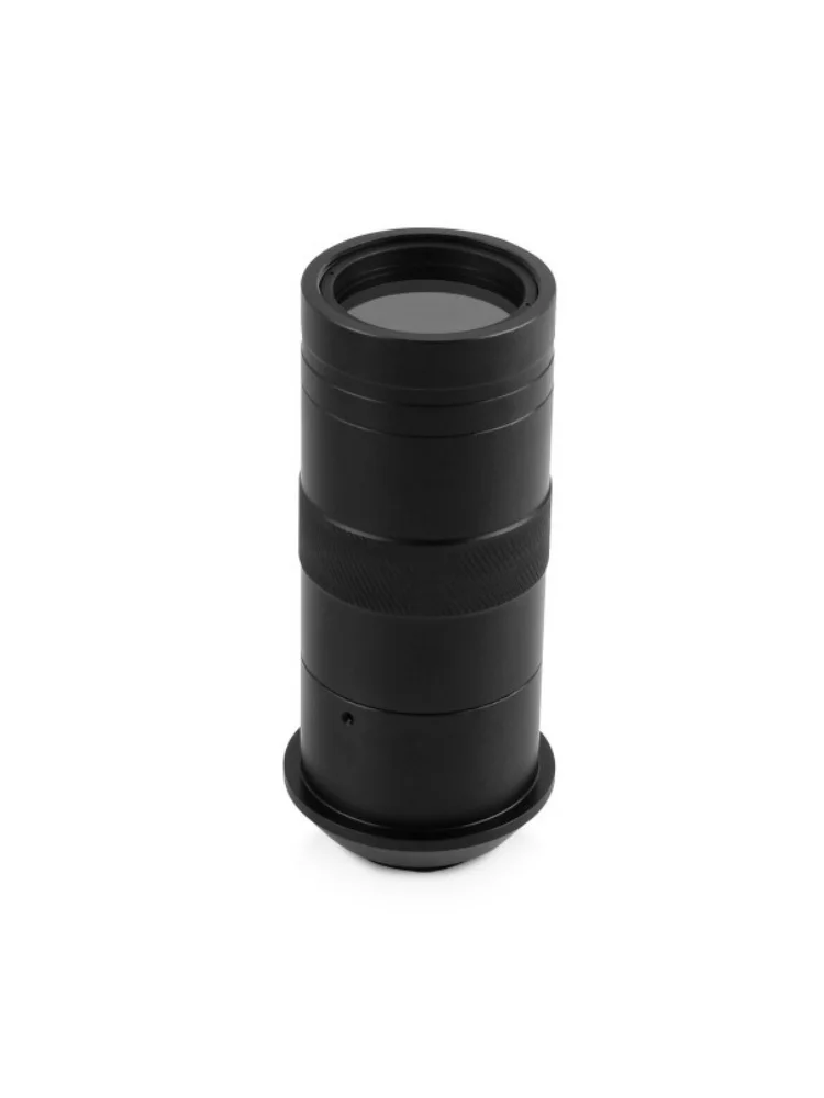 Lente de microscópio industrial 100X, compatível com câmera Raspberry Pi HQ, montagem C/CS