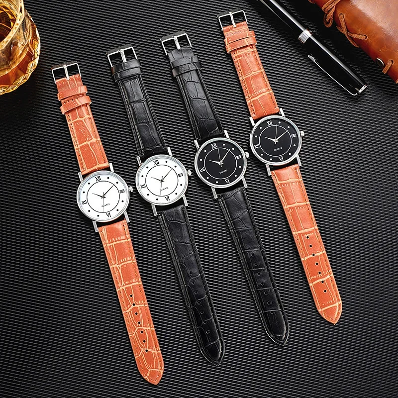 New Watch Men's Casual Business Quartz Watch Belt Watch Fashion & Casual Men's watches montres hommes reloj hombre