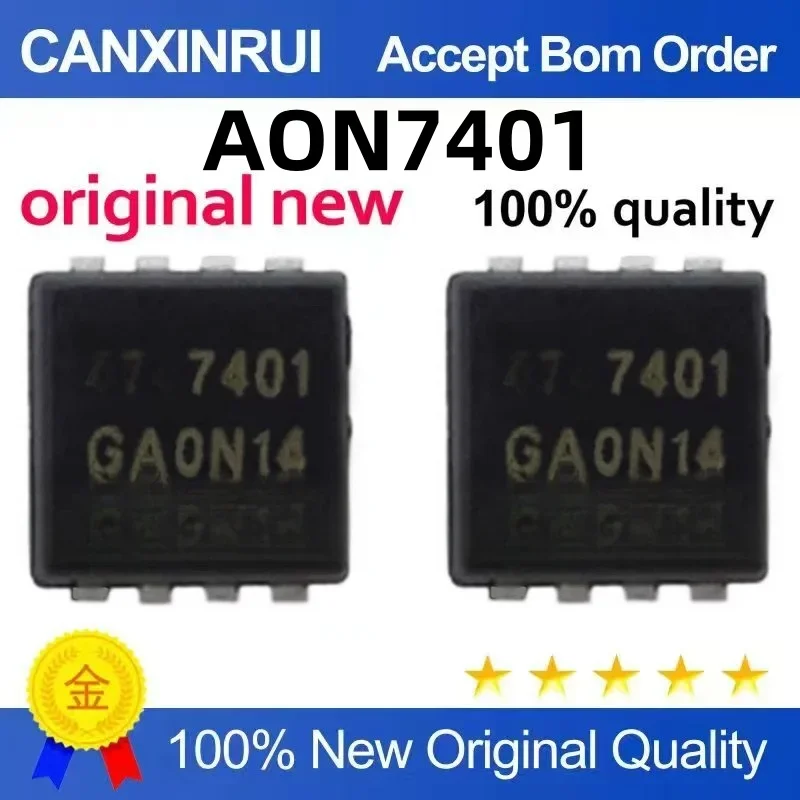 

(5-100 pieces) AON7401 7401-30V/-35A/Single P-channel/DFN3X3-8 packaged MOS transistor chip IC