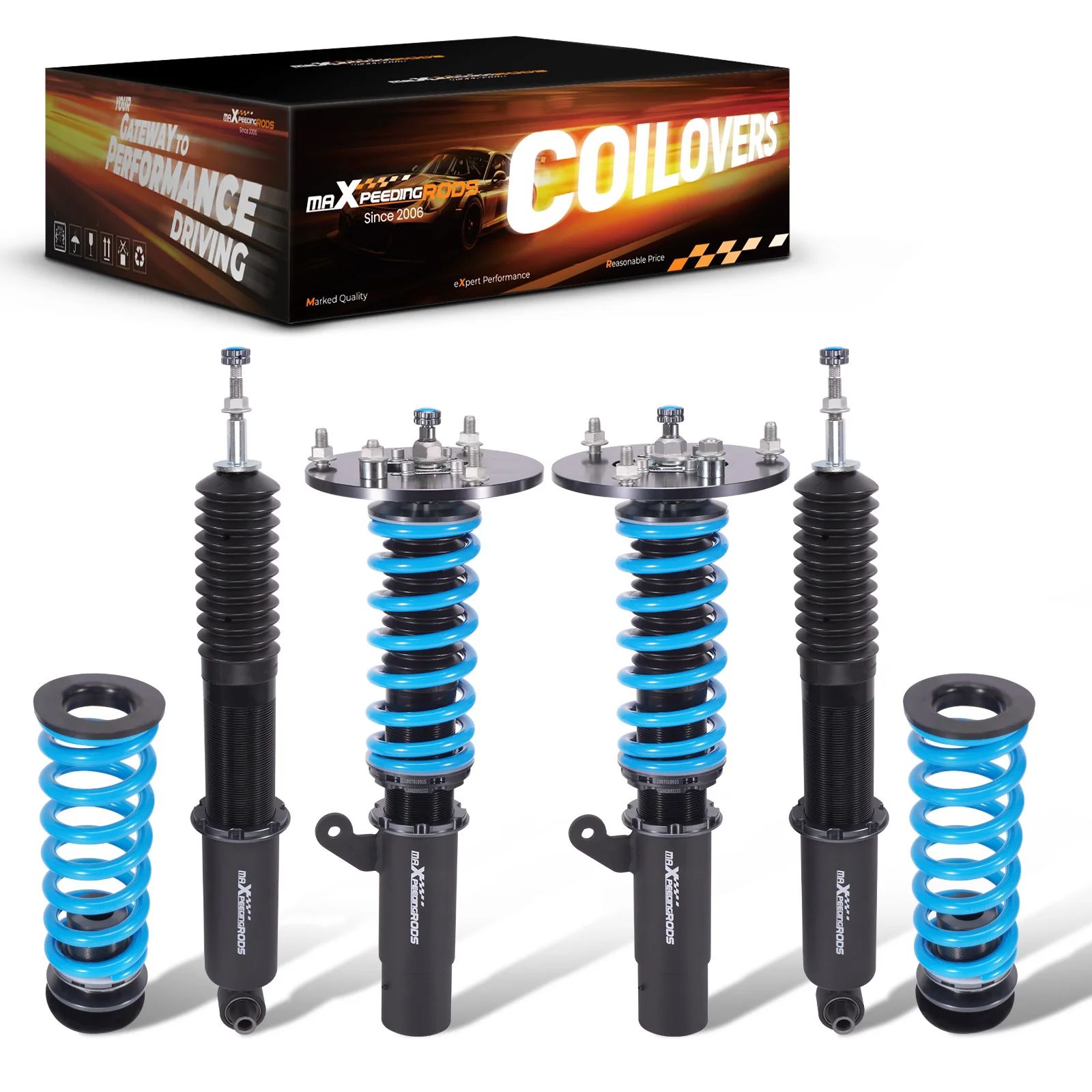 MaXpeedingrods T6 Coilovers Coils For BMW F30 328i 335i 340i 335i XDrive 13+