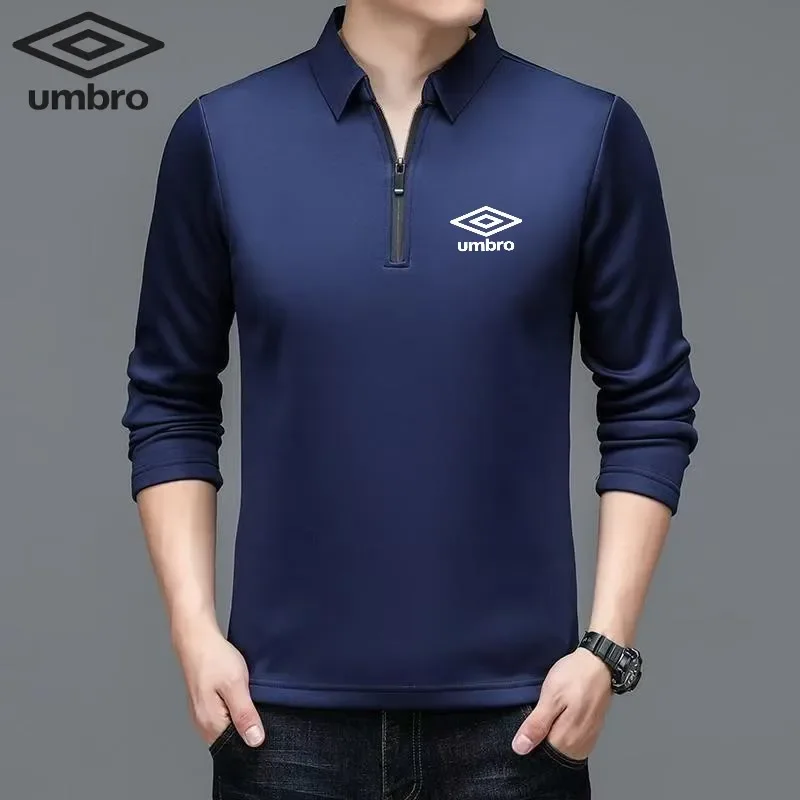 Spring and Autumn Men's High Quality Embroidered Long Sleeve Polo Shirt New Luxury Fashion Business Leisure Multi Functional Top