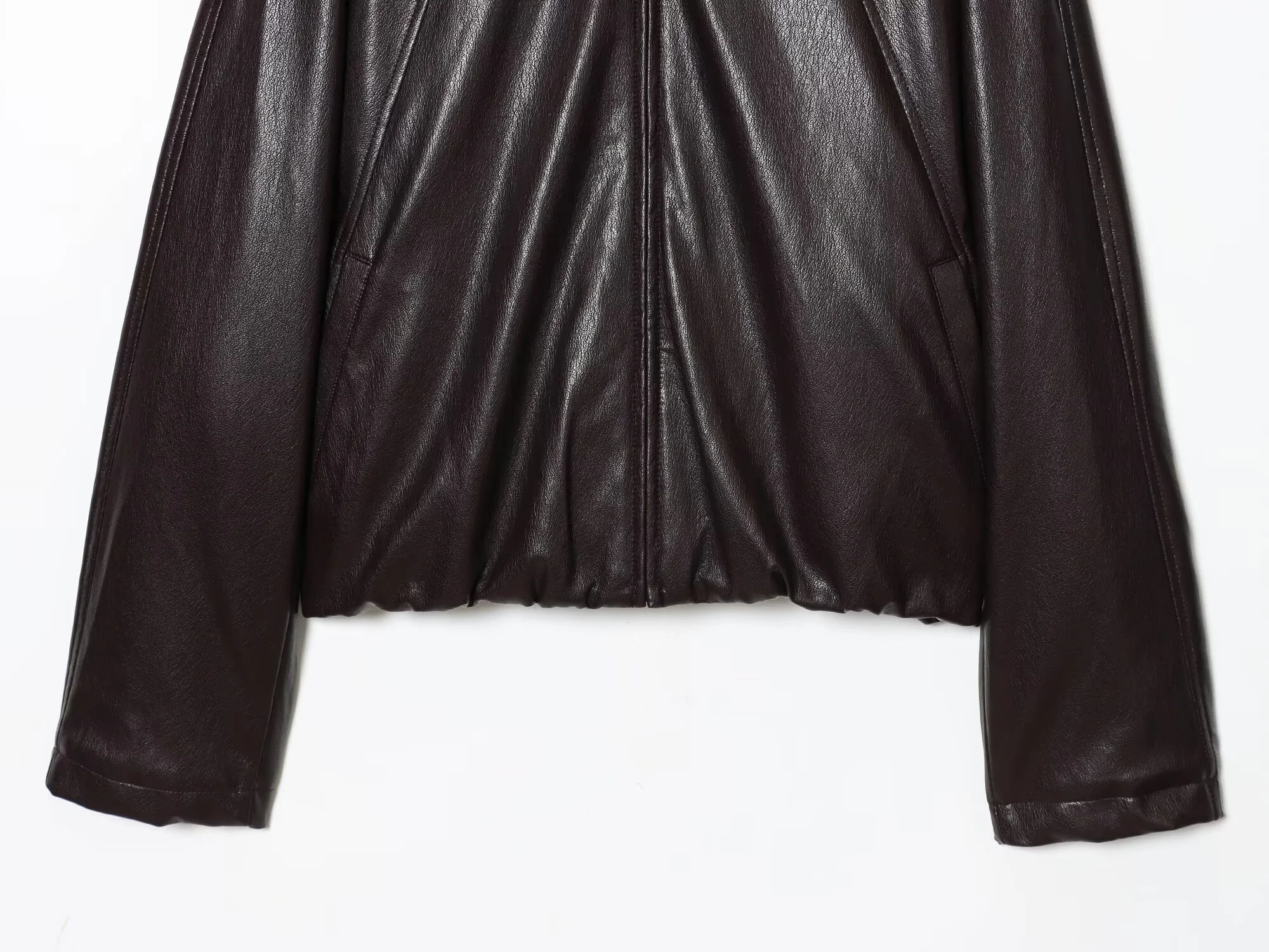 2025秋冬新作 レディース カジュアルファッション シンプル レトロ ショートスタイル ラペル フェイクレザー パイロットジャケット レザージャケット