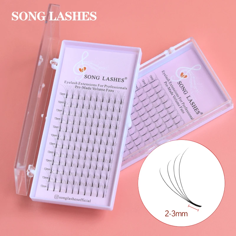 

SONG LASHES 0.07 0.05 Thickness Eyelashes Extension Premade Volume Big Fans 4D5D Premade Fans Eyelash Extension