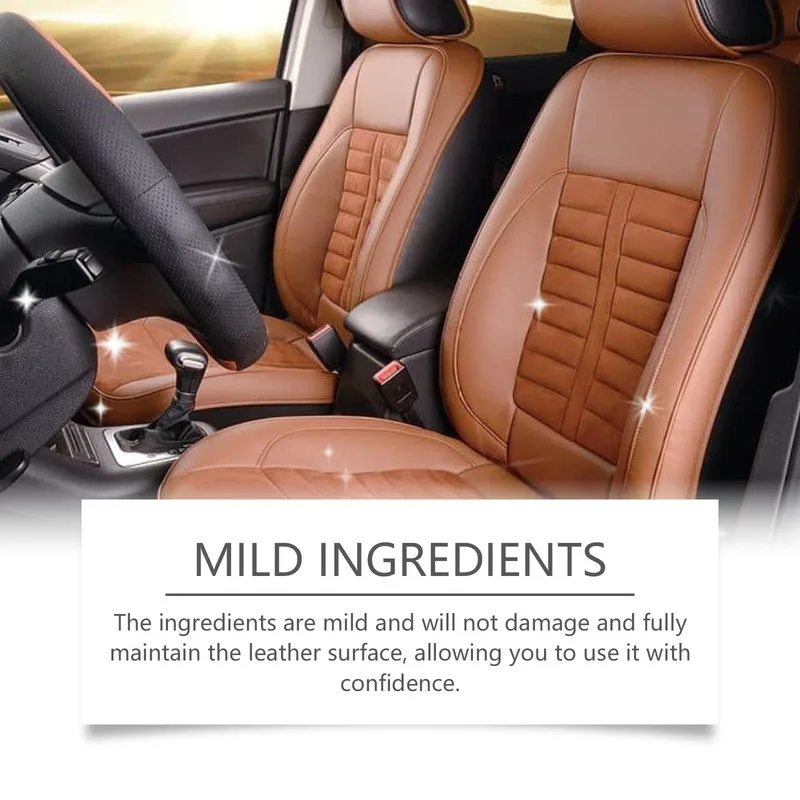 Furniture  Car Seat Cleaner Leather Conditioner BagsSofas Stain Removal Gentle Formula MultiLeather Surface Upkeep