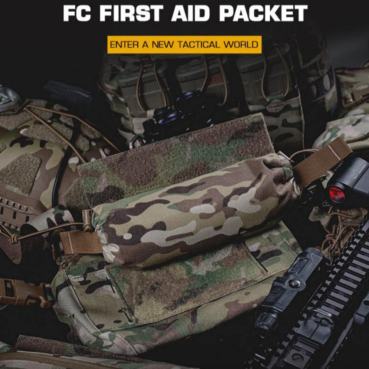 

Универсальный медицинский чехол V5 PC FC IFAK со съемной вставкой, аптечка первой помощи, сумка, совместимая с жилетом Hook-LooP, нагрудная установка