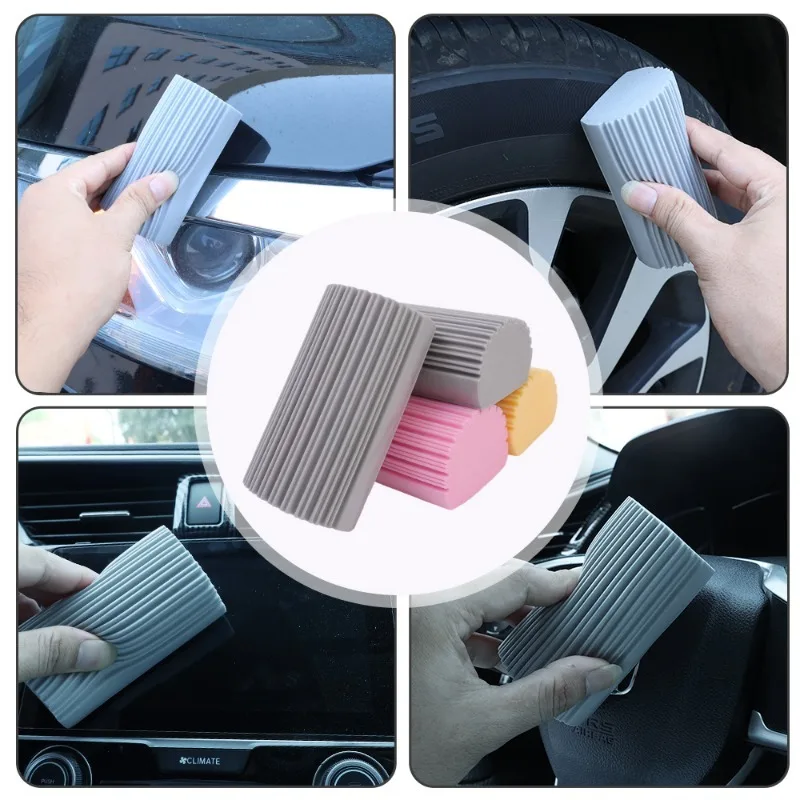 1/5PCS Damp Clean Duster Sponge Portable Cleaning Brush Duster For Cleaning Blinds Glass Baseboards Vents Railing Mirrors Window