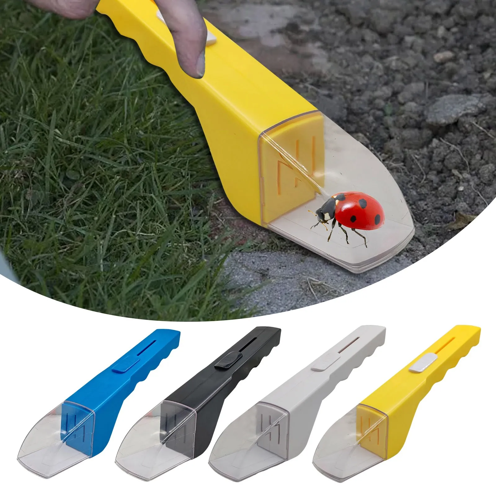 Magnifying Quick Release Worm Catcher Contactless Fly Grabber Bug Insects Catching Tool Release Nature Toys Flying Insect Trap