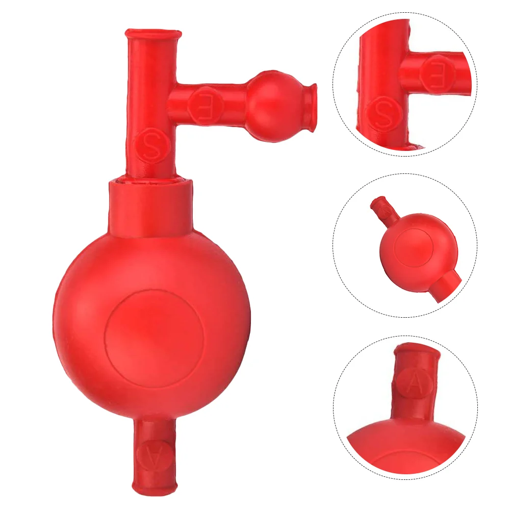 

Quantitative Suction Ball 3 Valves Pipet Filler Rubber Light Bulbs Puppet Pipette