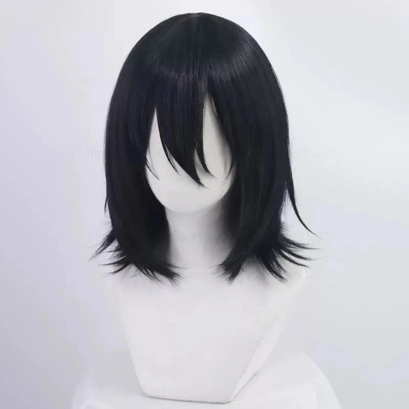 أنيمي فيودور دوستويفسكي شعر مستعار تأثيري أسود مقلد فروة الرأس فيودور دوستويفسكي مقاومة للحرارة الشعر فيودور الباروكات #4