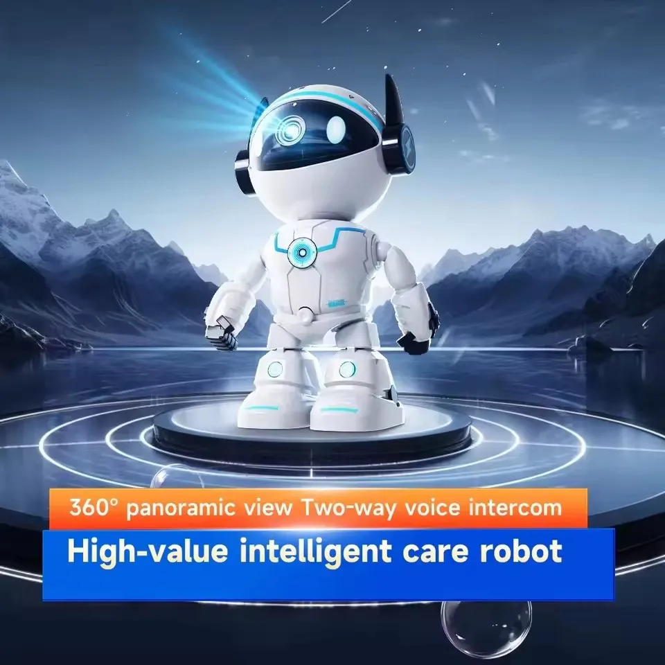 Yoosee-Robô IP Câmera Interior, Mini Câmera de Segurança Doméstica, Visão Noturna, Audio Talk, Rastreamento Automático, WiFi, CCTV, 2.4GHz, 5MP, 3MP