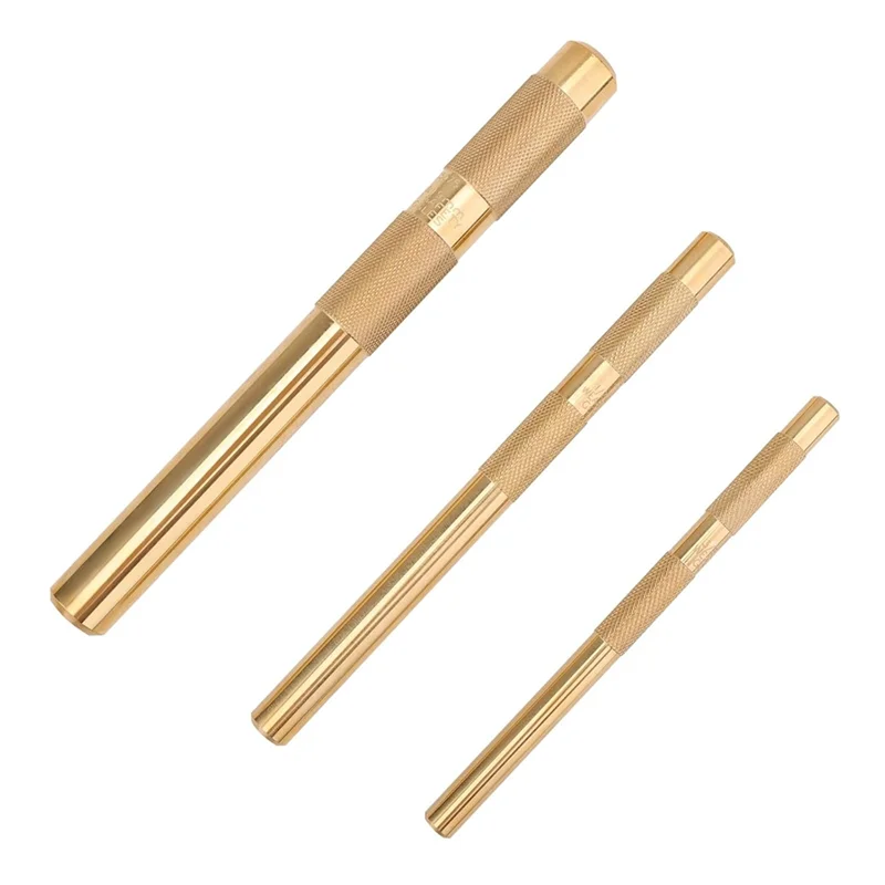 

AWAH Brass Drift Punch Set, 25075 25076 25077 Brass Punches