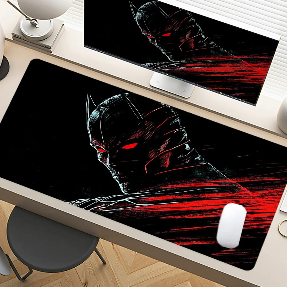 

Коврик для мыши Dark Hero, эстетический дизайн, настольный коврик, резиновая основа, аксессуары для стола, нескользящий коврик для мыши с прошитыми краями, подарки для друга