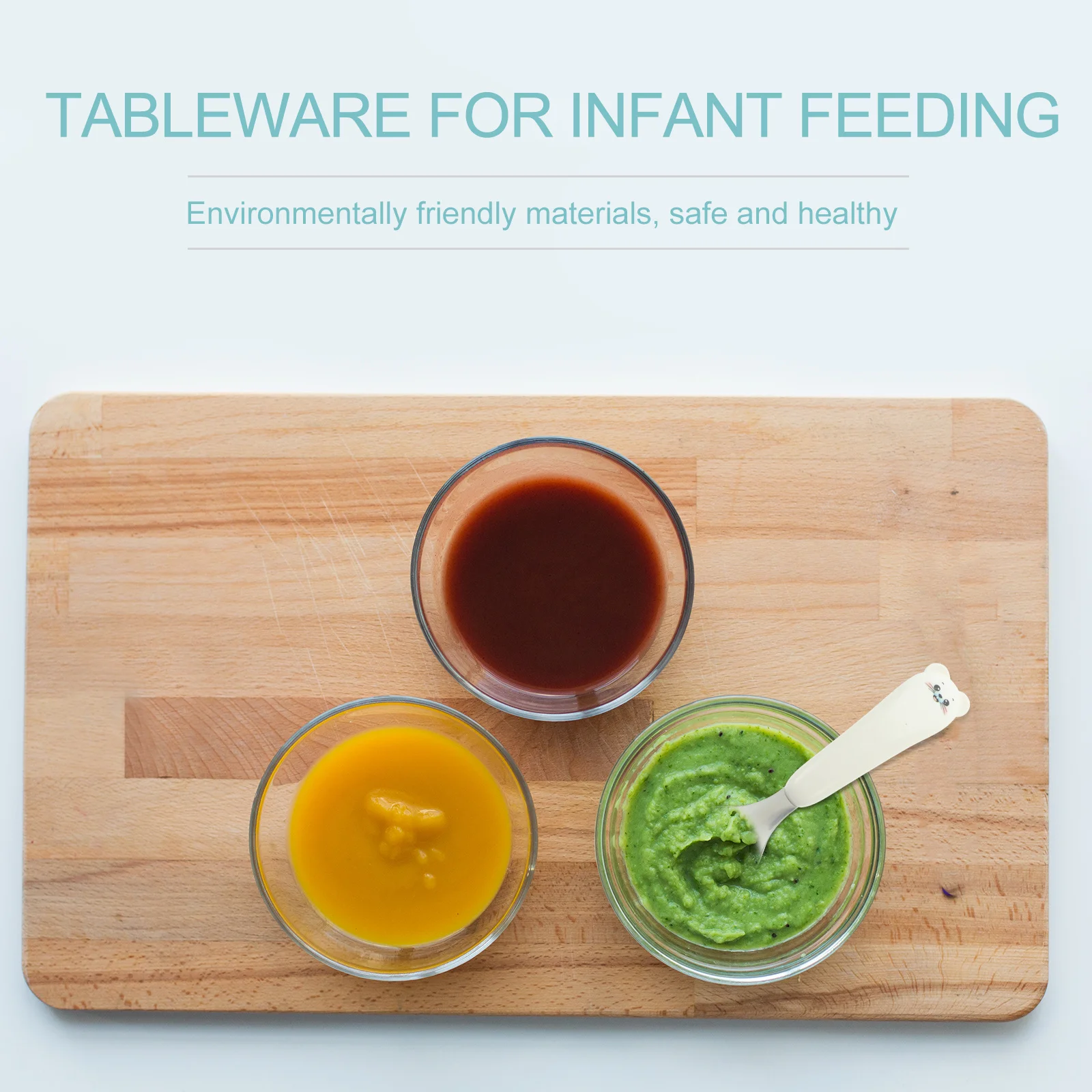 

1 комплект очаровательных детских столовых приборов из нержавеющей стали, набор детской посуды, антикоррозийный, прочный, гладкая поверхность, портативный ящик для хранения