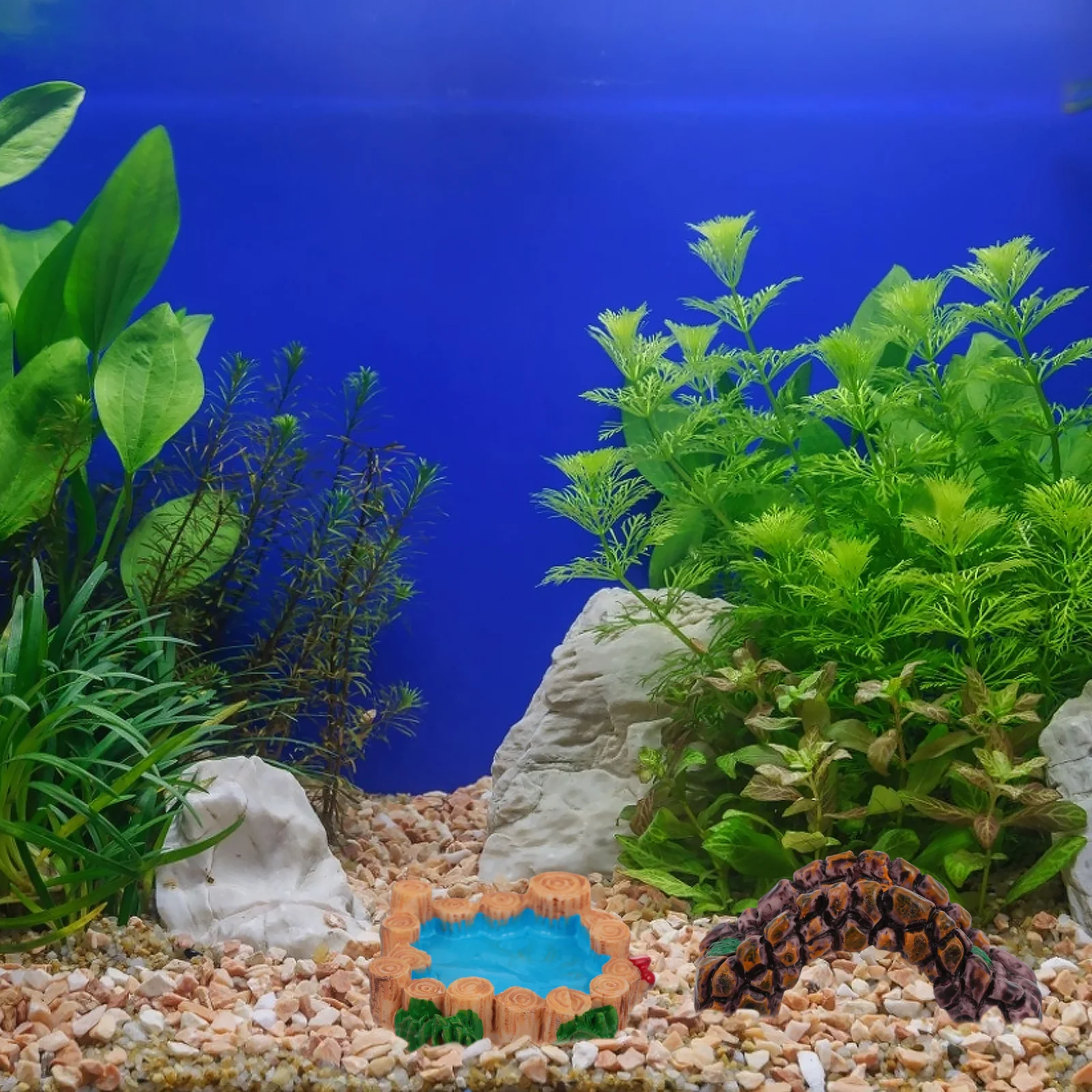8 Buah Koleksi Dekorasi Pemandangan Resin Lanskap Mikro Kerajinan Taman Peri Miniatur Resin yang Mirip Asli untuk Rumah atau Kantor