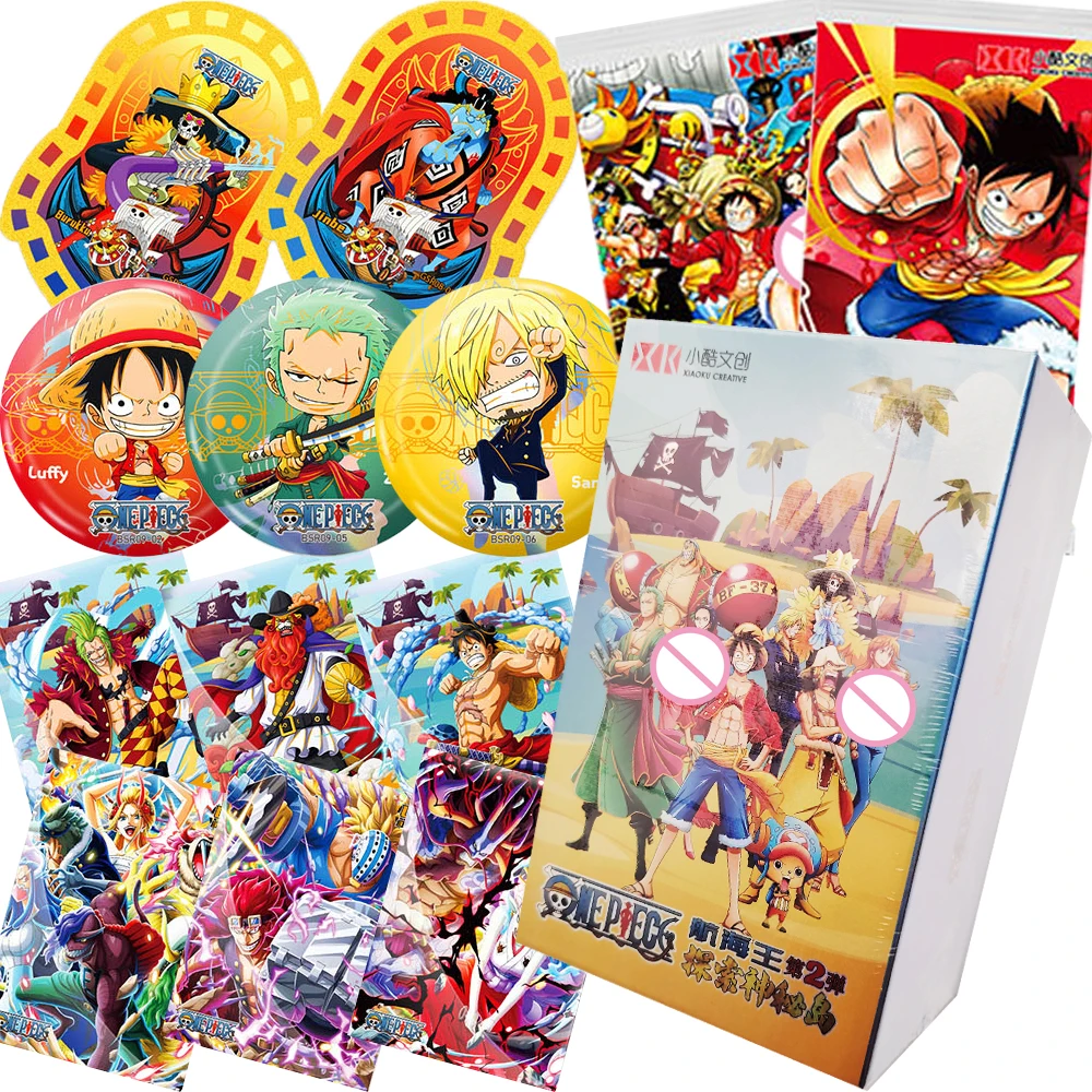 

One Piece Collection Cards Booster Box Highly Beloved Adventure Anime Protagonist Monkey D. Luffy Character Film Cards Toy Gift