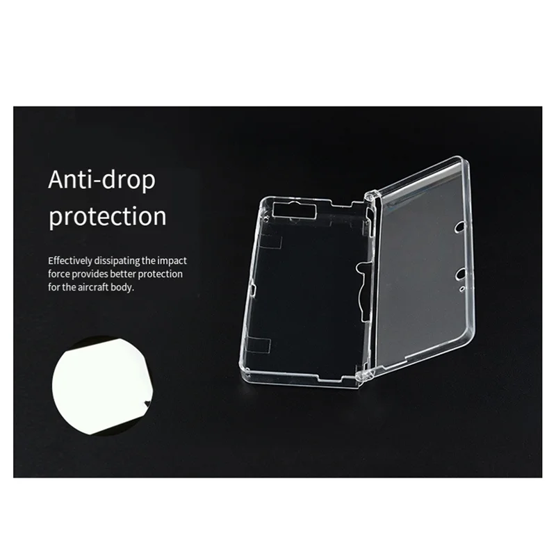 

Crystal Clear Hard Case For 3DS Protective Transparent Shell Lightweight Design, Perfect Fit-[Y03A]
