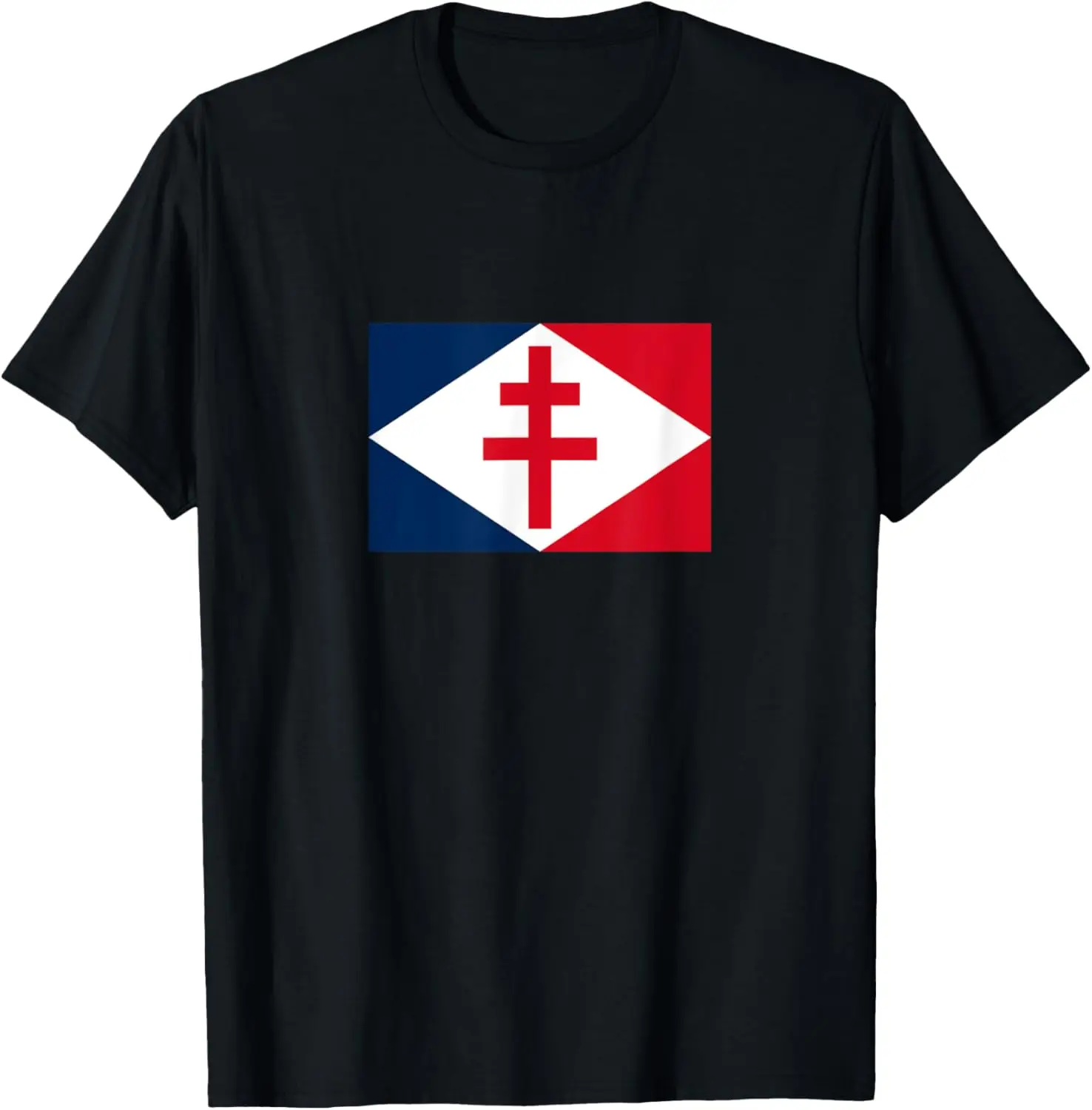 

France French Resistance Flag WW2 WWII TShirt Short Sleeve Casual 100% Cotton T-Shirt