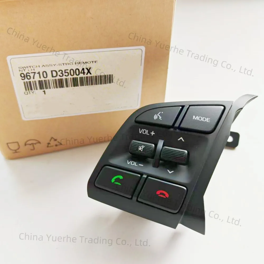 

96710D3500 Steering Wheel Remote Control Switch Left for Hyundai Tucson 2016+ TL Bluetooth Button Music Switch 96710D35004X