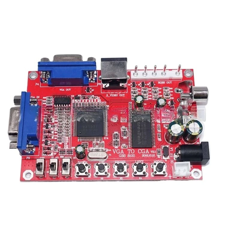 Game Console High Solution  Low Solution VGA TO CGA GBS8100 VGA to RGBS Conversion Board