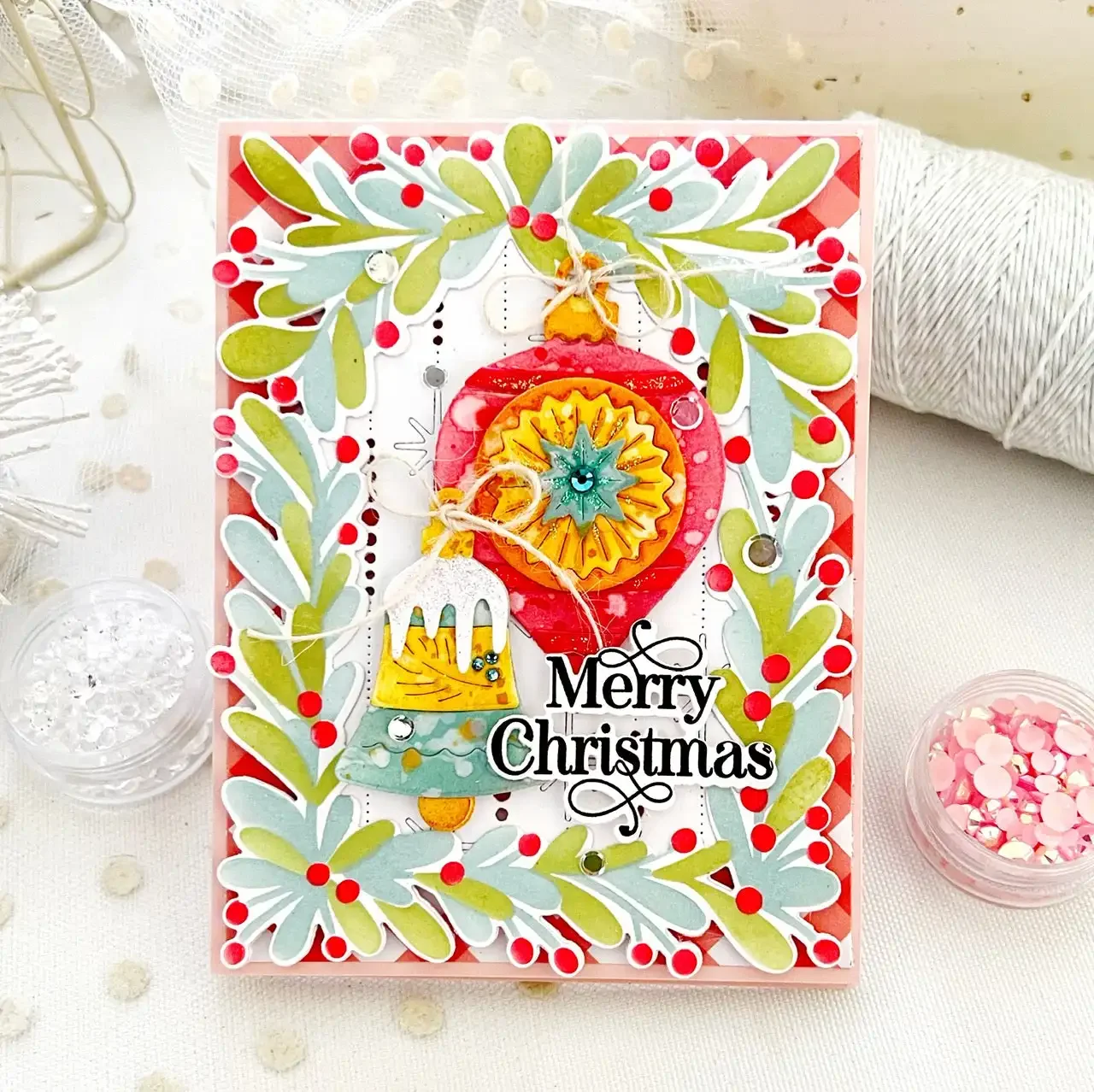 2024 Christmas Ornament Dies and Winter for DIY Making Card Scrapbook Embossed Paper Album Craft Supplies Template Decoration