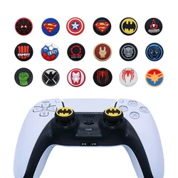 1Pair Thumb Grip Cap Cover for PS4 PS5 Playstation Spiderman 5 Xbox Series XS Game Joystick Controller Accessories Thumbstick