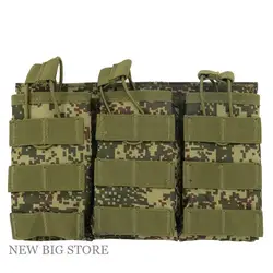 Tactical triple magazine bag pouch tank top single double Molle accessory bag storage bag walkie talkie bag EMR