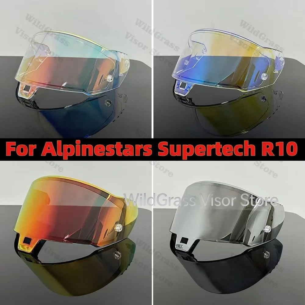 Light‑Adaptive Decor Panel Replaceable Outer Styling Cover Fit For Alpinestars Supertech R10 Motorcycle Helmet Accessories