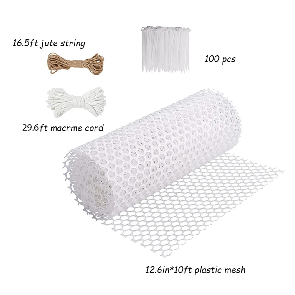 Plant Mesh Moss Pole Soft Flexible Garden Accessories Plastic Moss Monstera Poles Sheets DIY Moss Sticks Climbing Plants Netting