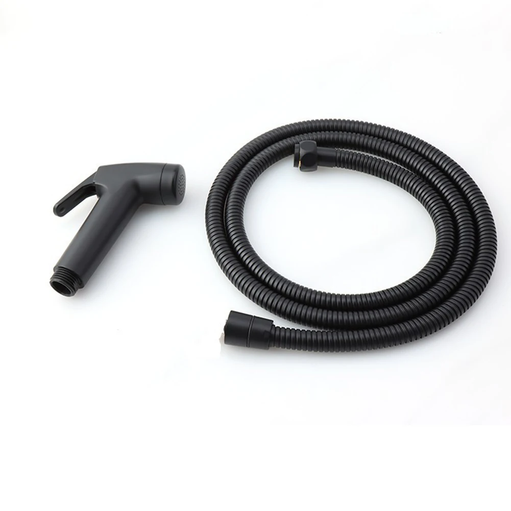 Bath Bidet Spray+Hose Toilets ABS Bath Parts Bidet Sprayer:125*65mm Hose Length:150cm Light Weight High Quality