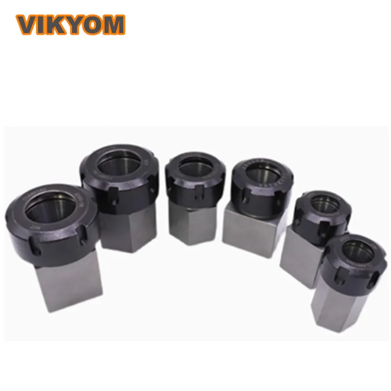 Conjunto quadrilátero conjunto hexagonal er25 er32 er40um5c dispositivo elétrico er40 pode substituir a haste de extensão alça hexagonal quadrada
