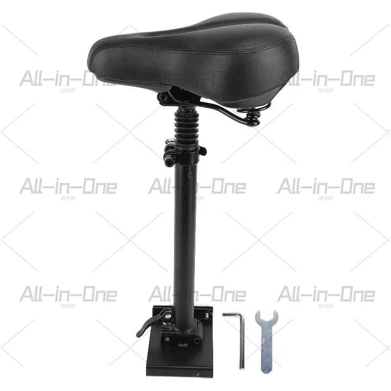 Electric Scooter Seat Saddle Aluminum Alloy Scooter Seat Replacement Shock Absorbing Fade Resistant with Tools for M365 1S Lite