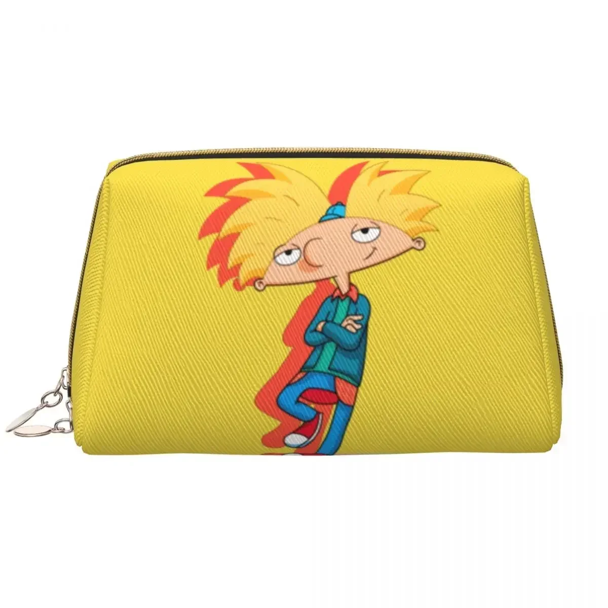 

Helga Pataki Cartoon Animated Movies Hey Arnold Toiletry Bag Fashion Makeup Cosmetic Organizer Women Beauty Storage Dopp Kit Box