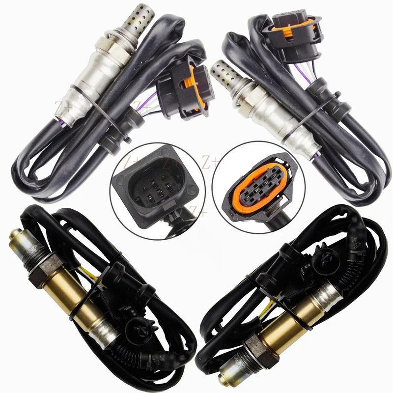 Z+  4PCS Oxygen Sensor Upstream+Downstream O2 Sensor For Porsche Boxster Cayman 911