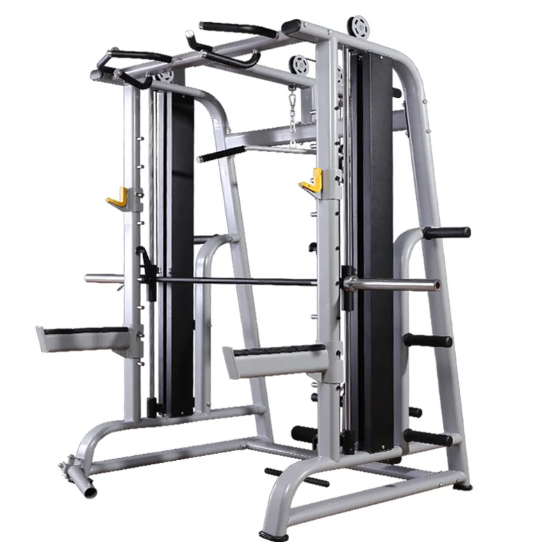 

Wholesale Multifunctional Gym Equipment Squat Rack Pulldown Rack Smith Machine for Gym