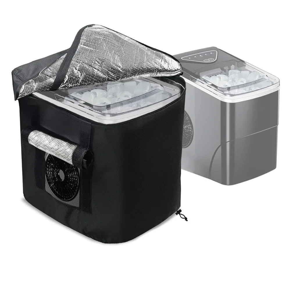

Ice Machine Cover 33×23×34cm Portable Space-saving Storage Heat Shield For Both Personal And Professional Applications Covers