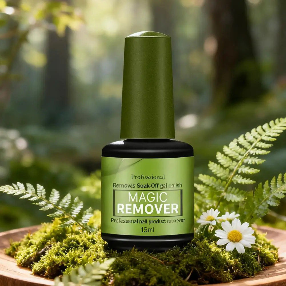 15ml Magic Fast Nail Gel Polish Remover Clean UV Soak Permanent Semi Nail Art Manicure Removal Varnish Off Cleaning Agent T P8T0