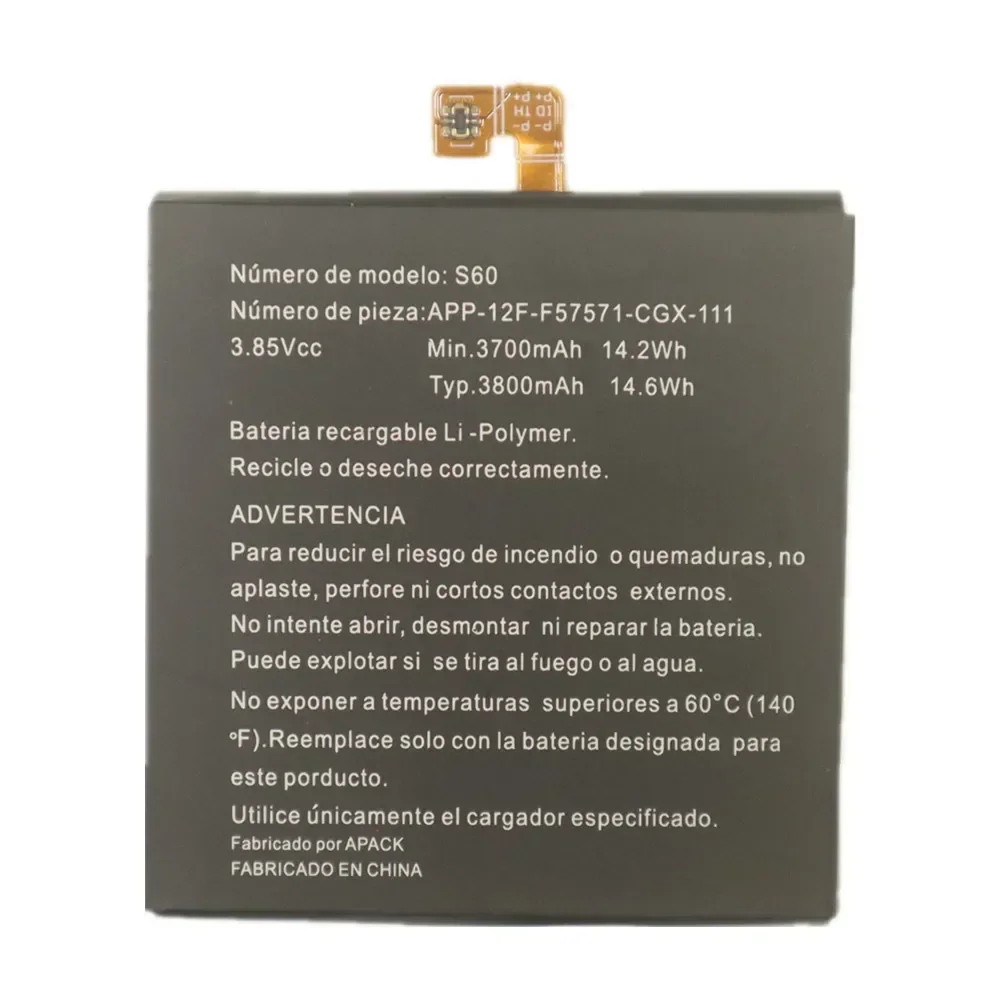 2024 Years Original Phone Battery For Caterpillar Cat S60 S50 S41 S30 S40 APP-12F-F57571-CGX-111 Cellphone Battery Bateria