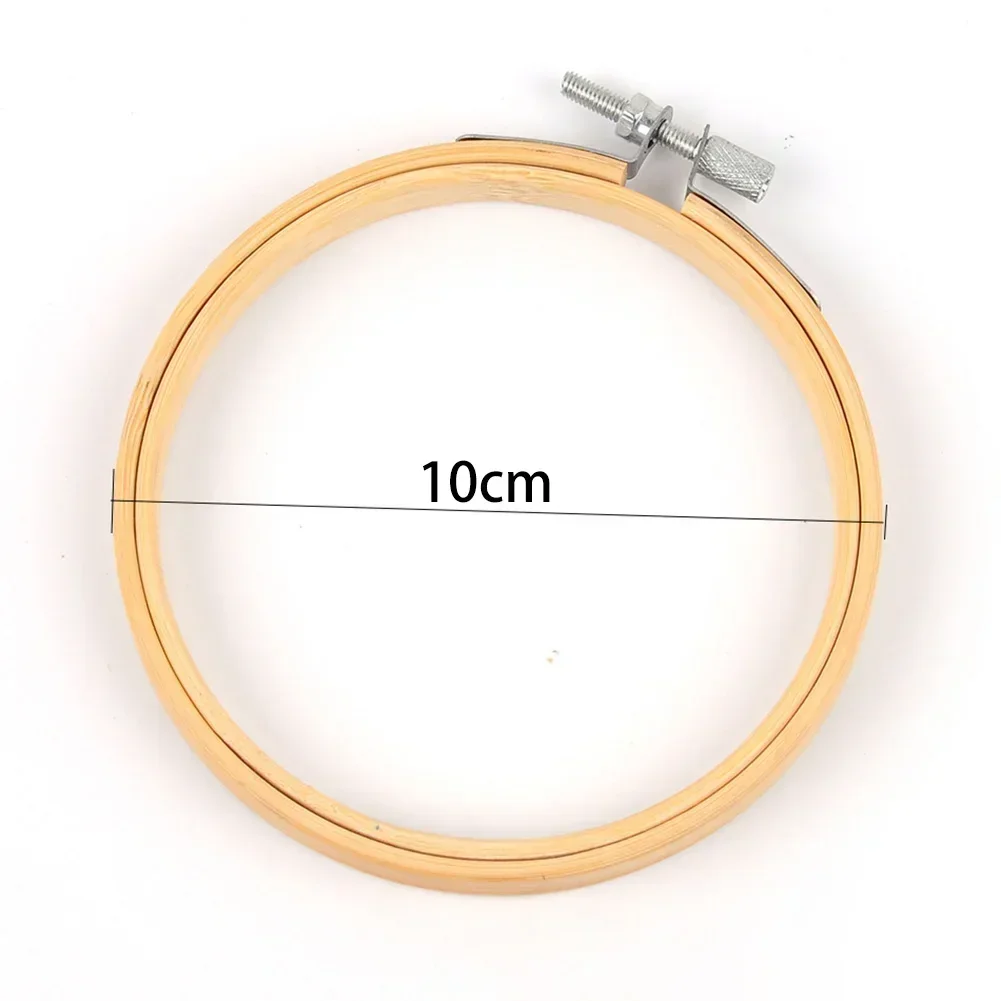 1pc Bamboo Embroidery Hoops Tool 8-26cm Embroidery Wooden Frame Hoop Circle Embroidery Shed For DIY Craft Home Decoration