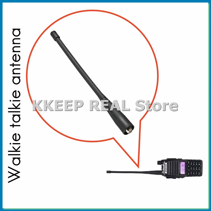 Walkie talkie for uv-5r antenna SMA-Female UHF/VHF 136-174/400-520 MHz for UV5R UV-82 GT-3 for accessories-A20R